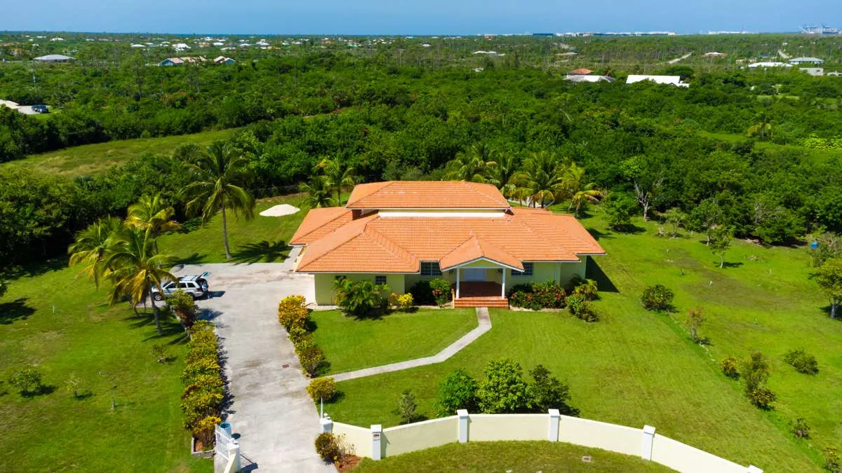 Bahamia Home Aerial